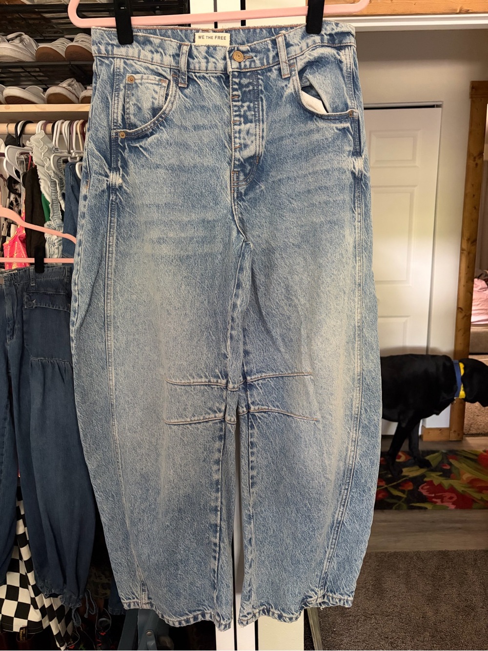 We The Free Faded Blue Denim Jeans